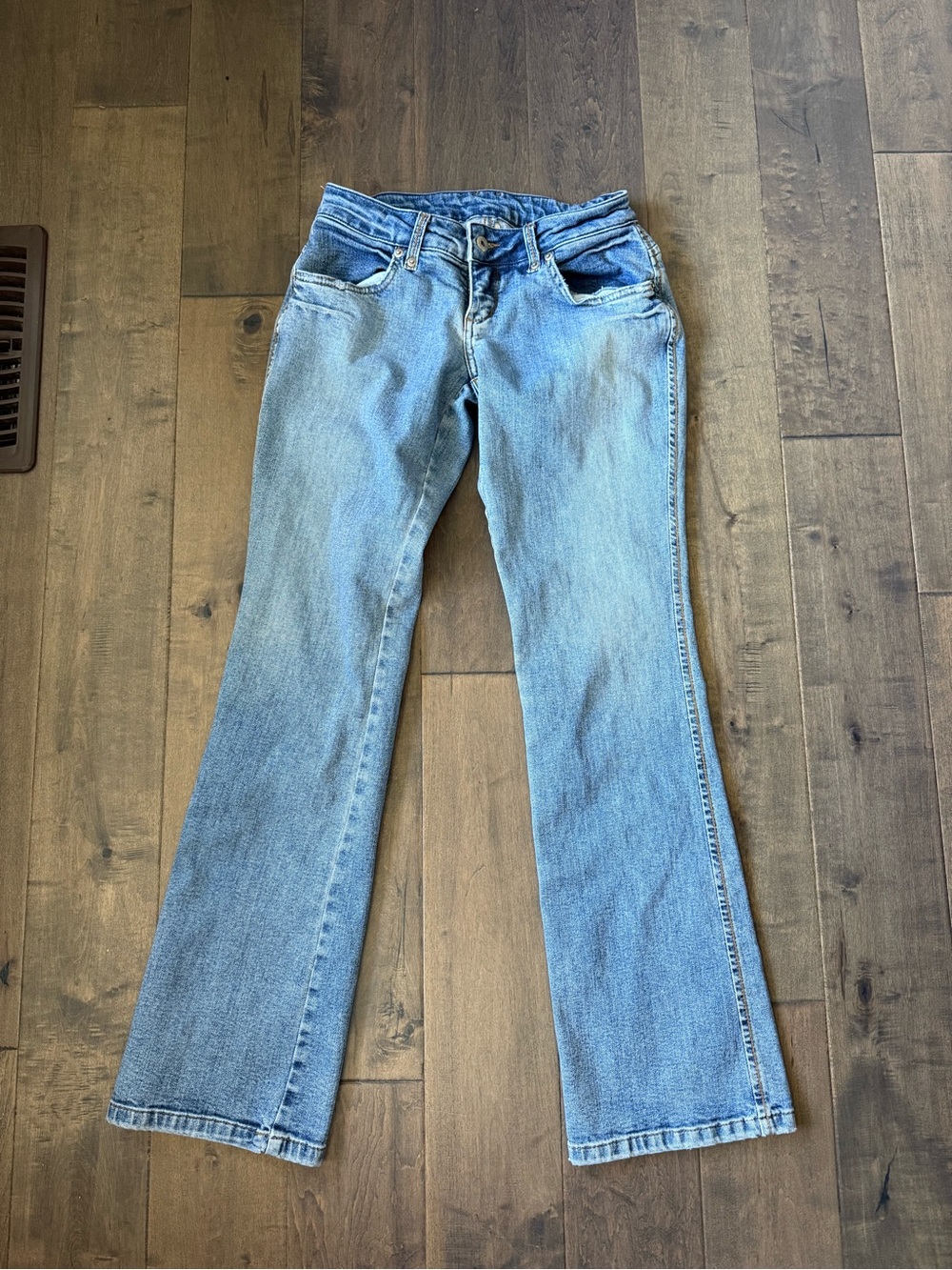 Vintage Zoompy Light Blue Low-Rise Flare Jeans